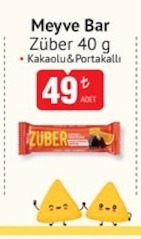 Züber Meyve Bar 40 G