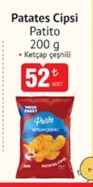 Patates Cipsi Patito 200 G