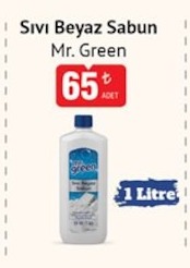 Mr. Green Sıvı Beyaz Sabun 1 Litre