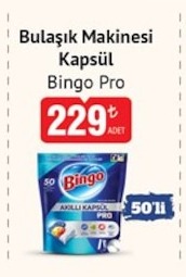 Bulaşık Makinesi Kapsül Bingo Pro