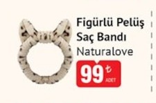 Figürlü Pelüş Saç Bandı Naturalove