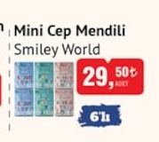 Mini Cep Mendili Smiley World