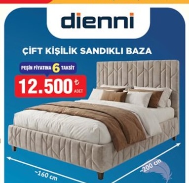 Çift Kişilik Sandıklı Baza