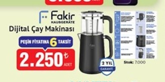 Fakir Dijital Çay Makinası