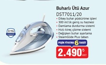 Buharlı Ütü Azur Dst7011/20