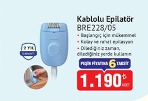 Kablolu Epilatör Bre228/05