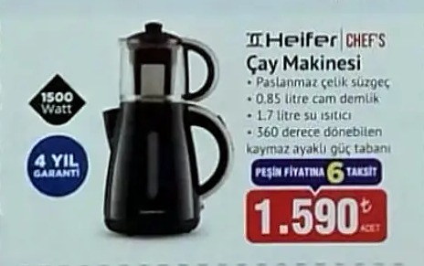 Heifer Chef'S Çay Makinesi