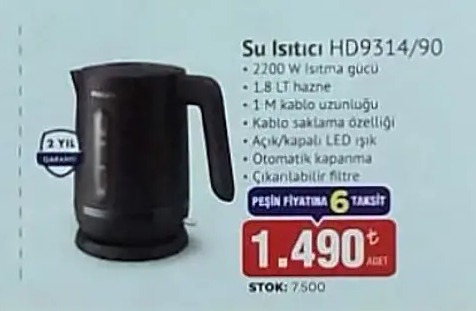 Su Isıtıcı Hd9314/90