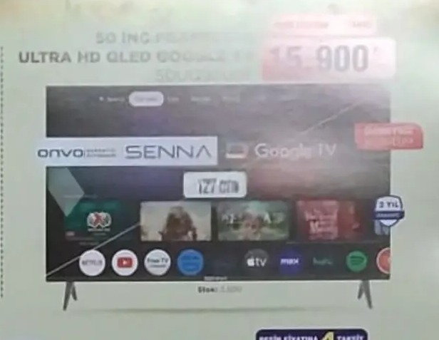 Onvo Senna 50 Inch Qled Google T V