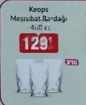 Keops Meşrubat Bardağı 460Cc