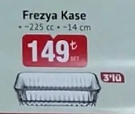 Frezya Kase 225 Cc 14 Cm 3 Parça Set