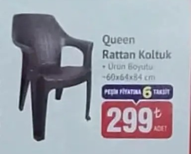 Queen Rattan Koltuk