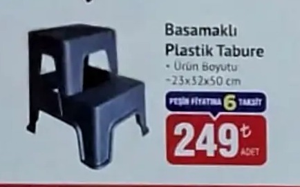 Basamaklı Plastik Tabure
