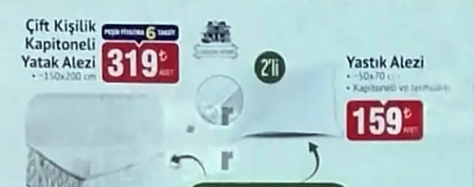 Çift Kişilik Kapitoneli Yatak Alezi