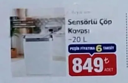 Sensörlü Çöp Kovası - 20 L