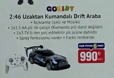 2:46 Uzaktan Kumandalı Drift Araba