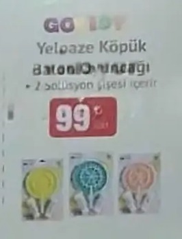 Go Toy Yelpoze Kopuk Batoni Oyuncagi 2 Cozeltion Sisesi Icerir
