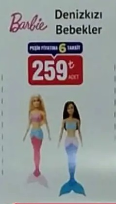 Barbie Denizkizi Bebekler