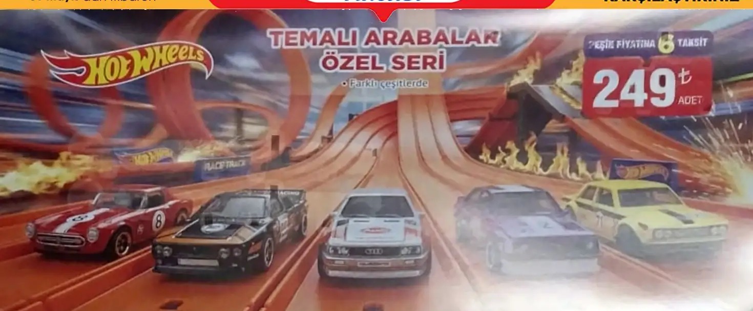 Hot Wheels Temali Arabalar Özel Seri Araç