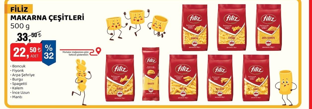 Filiz Makarna Çeşitleri 500G
