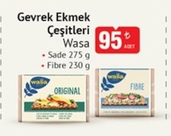 Wasa Gevrek Ekmek Çeşitleri 230-275G