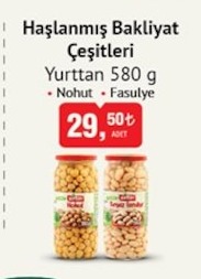 Yurttan Haşlanmış Bakliyat Çeşitleri 580G