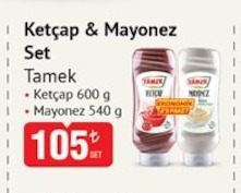 Tamek Ketchup & Mayonez Set