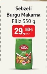 Sebzeli Burgu Makarna Filiz 350 G