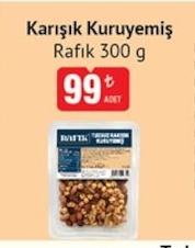 Karışık Kuruyemiş Rafik 300G