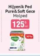Molped Hijyenik Ped Pure&Soft Gece
