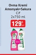 Ovma Kremi Amonyak+Sakura Cif 2X750 Ml
