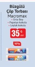 Büzgülü Çöp Torbası Neu 10 Adet