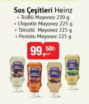 Sos Çeşitleri Heinz Truflu Mayonez 220 G