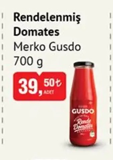 Rendelenmis Domates Merko Gusdo 700G