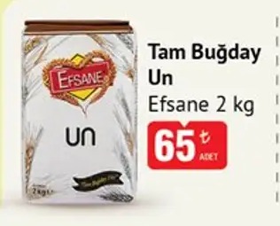 Tam Buğday Un Efsane 2Kg