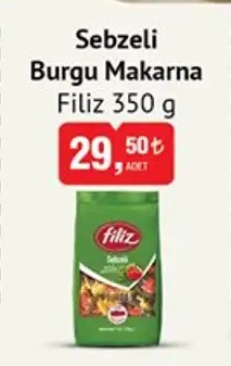 Sebzeli Burgu Makarna Filiz 350G