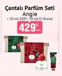Angie Çantalı Parfüm Seti - 50 Ml Edp- 50 Ml El Kremi