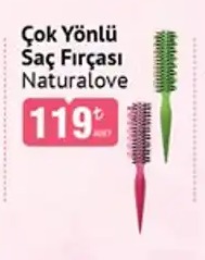 Çok Yönlü Saç Fırçası Naturalove