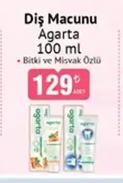 Agarata Diş Macunu 100 Ml