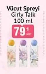 Vucut Spreyi Girly Talk 100 Ml