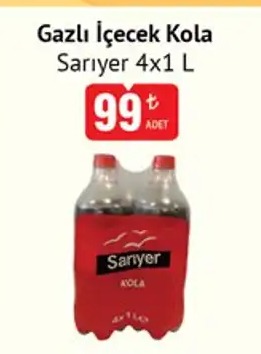 Gazlı İçecek Kola Sarıyer 4X1 L