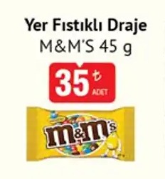 M&M'S 45G Yer Fıstıklı Draje