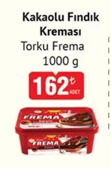 Torku Frema Kakaolu Fındık Kreması 1000 G