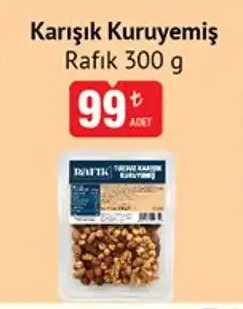 Karışık Kuruyemiş Rafik 300 G
