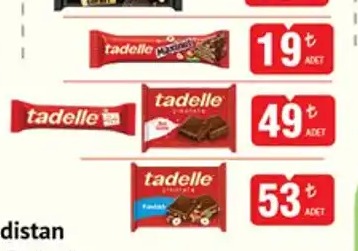 Tadelle Maxi Nut Fındıklı Gofret 46 G