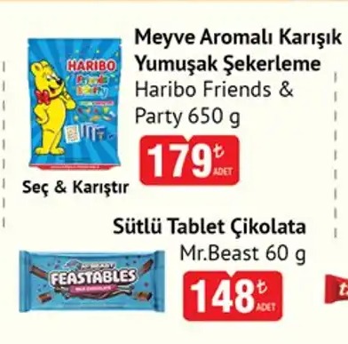 Haribo Meyve Aromalı Karışık Yumuşak Şeker 650 G