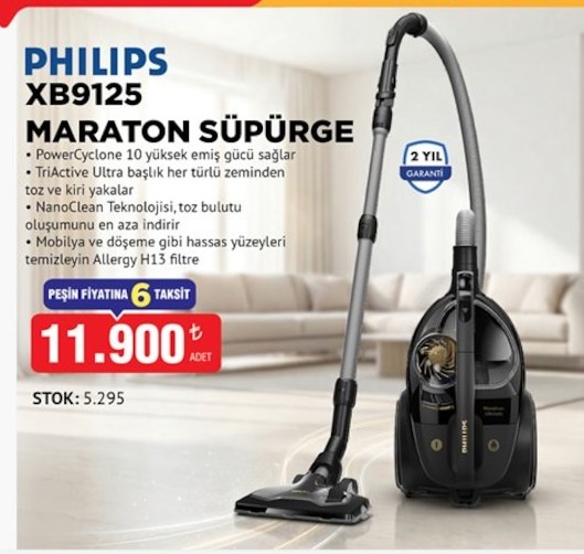 Philips Maraton Süpürge Xb9125