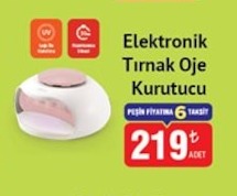 Elektronik Tırnak Oje Kurutucu