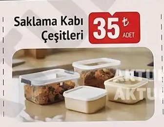Saklama Kabı Çeşitleri