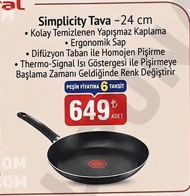 Simplicity Tava 24 Cm